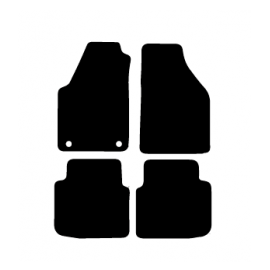Alfombras de Moqueta,  Land Rover DISCOVERY (1998-2004), Color Negro, Calidad Premium, REF: LR0002P2N