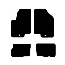 Alfombras de Moqueta,  Kia SOUL (2009-2014), Color Negro, Calidad Premium, REF: KI0031P2N
