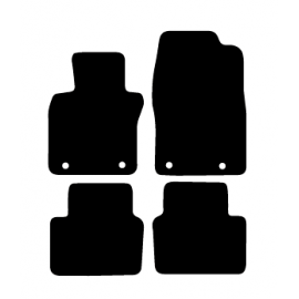Alfombras de Moqueta,  Mazda CX30 (2019 - ), Color Negro, Calidad Premium, REF: MZ0025P2N