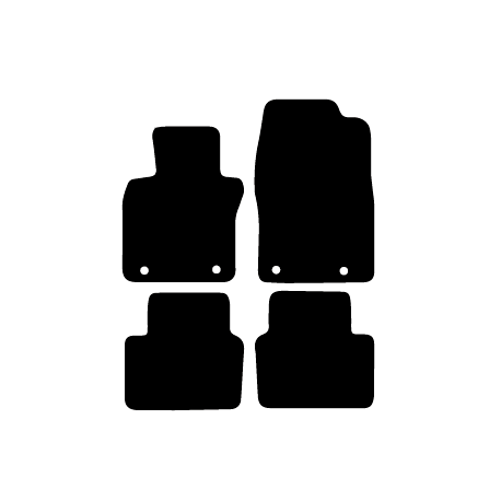 Alfombras de Moqueta,  Mazda CX30 (2019 - ), Color Negro, Calidad Premium, REF: MZ0025P2N