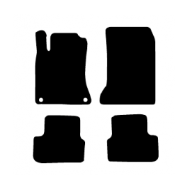 Alfombras de Moqueta,  Mercedes W176 CLASE A (2012-2018), Color Negro, Calidad Premium, REF: MC0054P2N