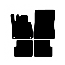Alfombras de Moqueta,  Mercedes W463 CLASE G (2008-2018), Color Negro, Calidad Premium, REF: MC0078P2N