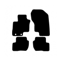Alfombras de Moqueta,  Mitsubishi ECLIPSE CROSS (1990-1994), Color Negro, Calidad Premium, REF: MH0009P2N