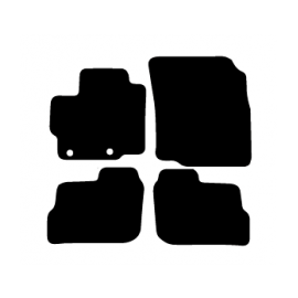 Alfombras de Moqueta,  Mitsubishi SPACESTAR (2013-2016), Color Negro, Calidad Premium, REF: MH0028P2N