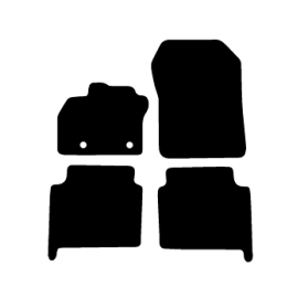 Alfombras de Moqueta,  Renault ZOE (2012-2019), Color Negro, Calidad Premium, REF: RT0051P2N