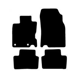 Alfombras de Moqueta,  Renault KADJAR (2019-Presente), Color Negro, Calidad Premium, REF: RT0017P2N