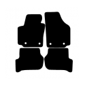 Alfombras de Moqueta,  Seat ALTEA (2004-2015), Color Negro, Calidad Premium, REF: ST0003P2N