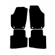 Alfombras de Moqueta,  Skoda RAPID SEDAN Y SPACEBACK (2012-2019), Color Negro, Calidad Premium, REF: SK0009P2N