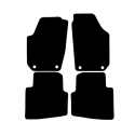 Alfombras de Moqueta,  Skoda RAPID SEDAN Y SPACEBACK (2012-2019), Color Negro, Calidad Premium, REF: SK0009P2N