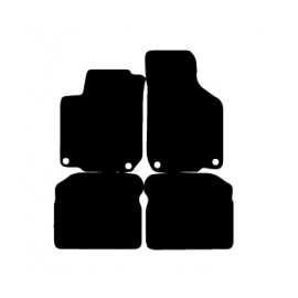 Alfombras de Moqueta,  Seat LEON MK1 (1999-2006), Color Negro, Calidad Premium, REF: ST0014P2N