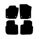 Alfombras de Moqueta,  Skoda RAPID SEDAN Y SPACEBACK (2012-2019), Color Negro, Calidad Premium, REF: SK0008P2N