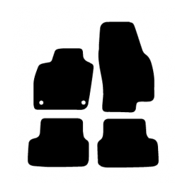 Alfombras de Moqueta,  Seat ARONA (2017-Presente), Color Negro, Calidad Premium, REF: ST0005P2N