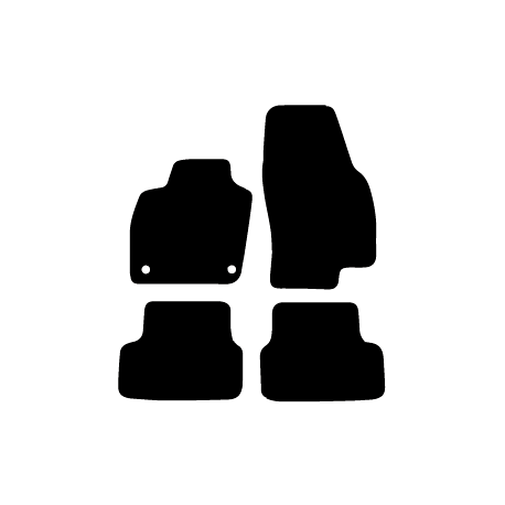 Alfombras de Moqueta,  Seat ARONA (2017-Presente), Color Negro, Calidad Premium, REF: ST0005P2N