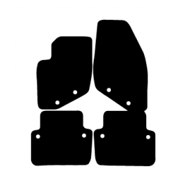 Alfombras de Moqueta,  Volvo S60 (2010-2019), Color Negro, Calidad Premium, REF: VV0013P2N