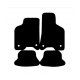 Alfombras de Moqueta,  Volkswagen LUPO (1998-2005), Color Negro, Calidad Premium, REF: VW0025P2N