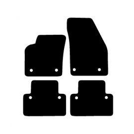 Alfombras de Moqueta,  Volvo C70 COUPÉ Y CABRIO (1998-2005), Color Negro, Calidad Premium, REF: VV0007P2N