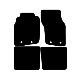 Alfombras de Moqueta,  Volvo C70 (2006-2013), Color Negro, Calidad Premium, REF: VV0008P2N