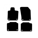 Alfombras de Moqueta,  Volvo S80 (1998-2006), Color Negro, Calidad Premium, REF: VV0015P2N