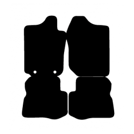 Alfombras de Moqueta,  Suzuki JIMNY (1998-2018), Color Negro, Calidad Premium, REF: SZ0006P2N