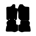 Alfombras de Moqueta,  Suzuki JIMNY (1998-2018), Color Negro, Calidad Premium, REF: SZ0006P2N