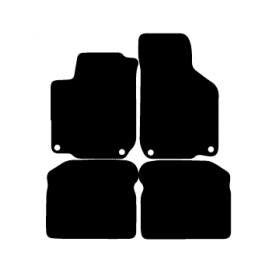 Alfombras de Moqueta,  Volkswagen BORA (1998-2005), Color Negro, Calidad Premium, REF: VW0009P2N