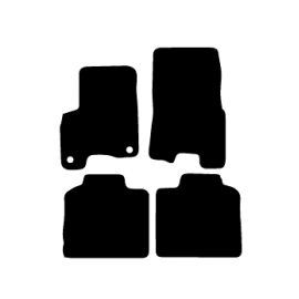Alfombras de Moqueta,  Ssangyong KORANDO (1996-2006), Color Negro, Calidad Premium, REF: SS0001P2N