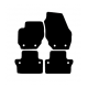 Alfombras de Moqueta,  Volvo XC60 (2017-Presente), Color Negro, Calidad Premium, REF: VV0026P2N