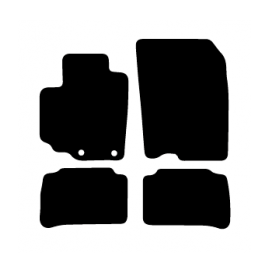 Alfombras de Moqueta,  Suzuki VITARA (2015-2018), Color Negro, Calidad Premium, REF: SZ0013P2N