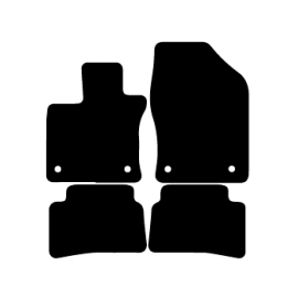 Alfombras de Moqueta,  Lexus UX (2019-Presente), Color Negro, Calidad Elegance, REF: LX0013E2N