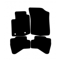 Alfombras de Moqueta,  Citroen C1 (2014-Presente), Color Negro, Calidad Elegance, REF: CT0007E2N