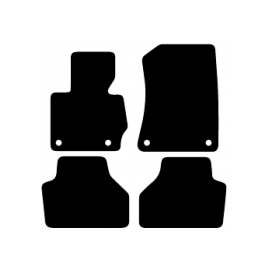 Alfombras de Moqueta,  BMW F25 X3 (2010-2017), Color Negro, Calidad Elegance, REF: BW0047E2N