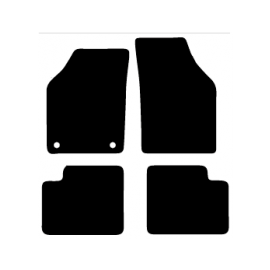 Alfombras de Moqueta,  Land Rover DISCOVERY (2004-2009), Color Negro, Calidad Elegance, REF: LN0003E2N