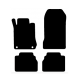 Alfombras de Moqueta,  Mercedes W210 CLASE E SEDAN (1995-2002), Color Negro, Calidad Elegance, REF: MC0061E2N