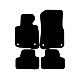 Alfombras de Moqueta,  BMW F33 SERIE 4 CABRIO (2014-2019), Color Negro, Calidad Elegance, REF: BW0052E2N