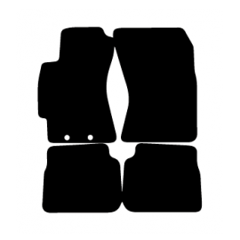 Alfombras de Moqueta,  Subaru FORESTER (2008-2013), Color Negro, Calidad Elegance, REF: SU0002E2N