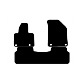 Alfombras de Moqueta,  Citroen C5 (2008-2017), Color Negro, Calidad Elegance, REF: CT0023E2N