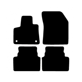 Alfombras de Moqueta,  Citroen C5 AIRCROSS (2019-Presente), Color Antracita, Calidad Elegance, REF: CT0024E2A