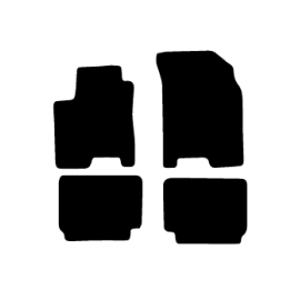 Alfombras de Moqueta,  Chevrolet Aveo (2006-2011), Color Negro, Calidad Limited Edition, REF: CH0001L2N