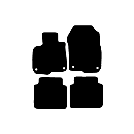Alfombras de Moqueta,  Honda CR-V (2018-Presente), Color Negro, Calidad Limited Edition, REF: HN0016L2N