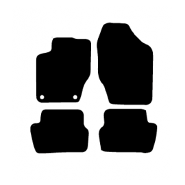Alfombras de Moqueta,  Citroen DS4 (2010-Presente), Color Negro, Calidad Limited Edition, REF: CT0030L2N
