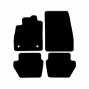 Alfombras de Moqueta,  Ford FIESTA (2017-Presente), Color Negro, Calidad Limited Edition, REF: FD0015L2N