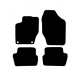 Alfombras de Moqueta,  Citroen C4 (2010-2019), Color Negro, Calidad Limited Edition, REF: CT0016L2N