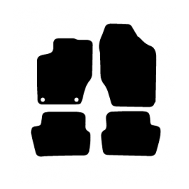 Alfombras de Moqueta,  Citroen C4 (2010-2019), Color Negro, Calidad Limited Edition, REF: CT0016L2N