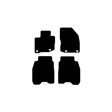 Alfombras de Moqueta,  Honda CIVIC VIII (2006-2012), Color Negro, Calidad Limited Edition, REF: HN0009L2N
