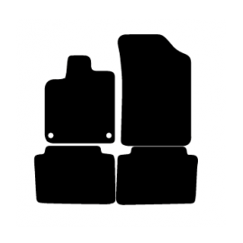 Alfombras de Moqueta,  Citroen C5 (2001-2008), Color Negro, Calidad Limited Edition, REF: CT0022L2N