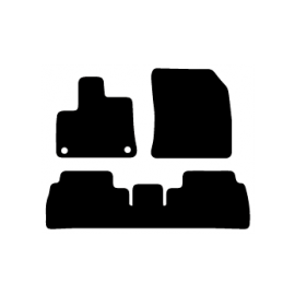 Alfombras de Moqueta,  Citroen BERLINGO (2018-Presente), Color Negro, Calidad Limited Edition, REF: CT0005L2N