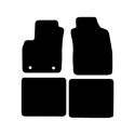 Alfombras de Moqueta,  Fiat PANDA (2003-2012), Color Negro, Calidad Limited Edition, REF: FT0024L2N