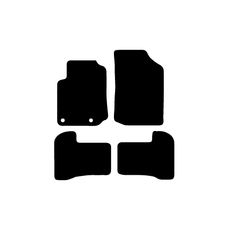 Alfombras de Moqueta,  Citroen C2 (2003-2009), Color Negro, Calidad Limited Edition, REF: CT0008L2N