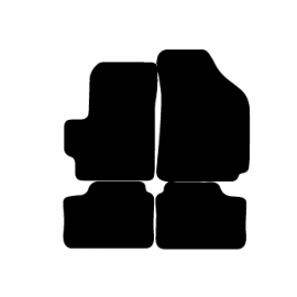 Alfombras de Moqueta,  Chevrolet MATIZ (2005-2010), Color Negro, Calidad Limited Edition, REF: CH0015L2N