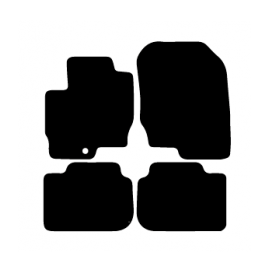 Alfombras de Moqueta,  Mitsubishi COLT (2008-2012), Color Negro, Calidad Limited Edition, REF: MH0006L2N